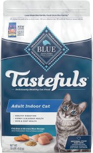 Blue for Cat Indoor Health Receta de Pollo y Arroz Integral para Gatos Adultos