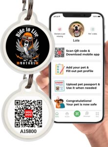 WAUDOG - Placa de identificación para perros y gatos con sistema de búsqueda global de pasaportes
